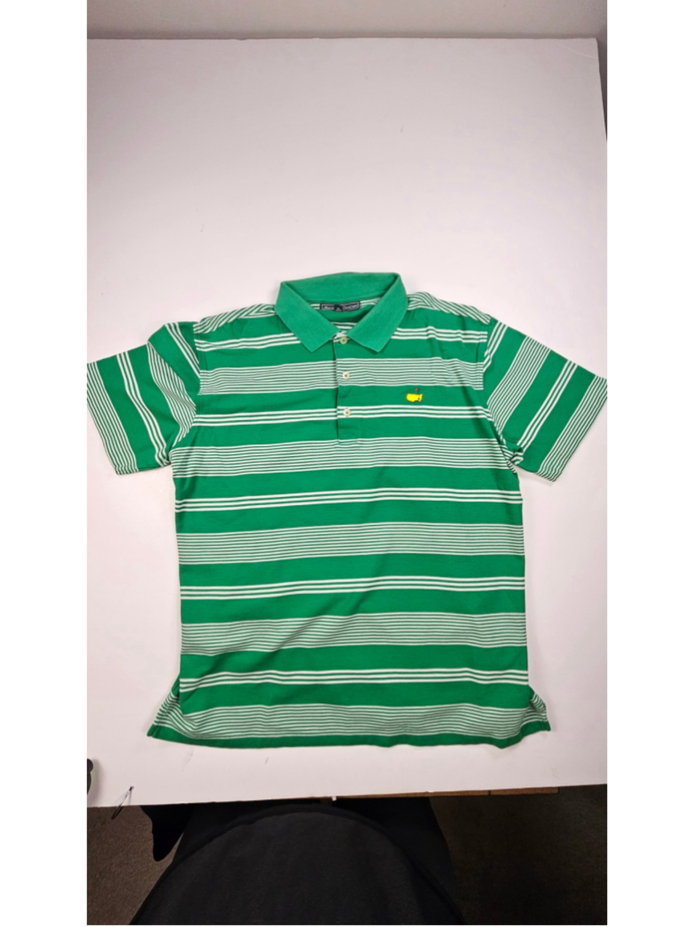 Masters Collection Augusta National Golf Polo Men’s L Green Striped